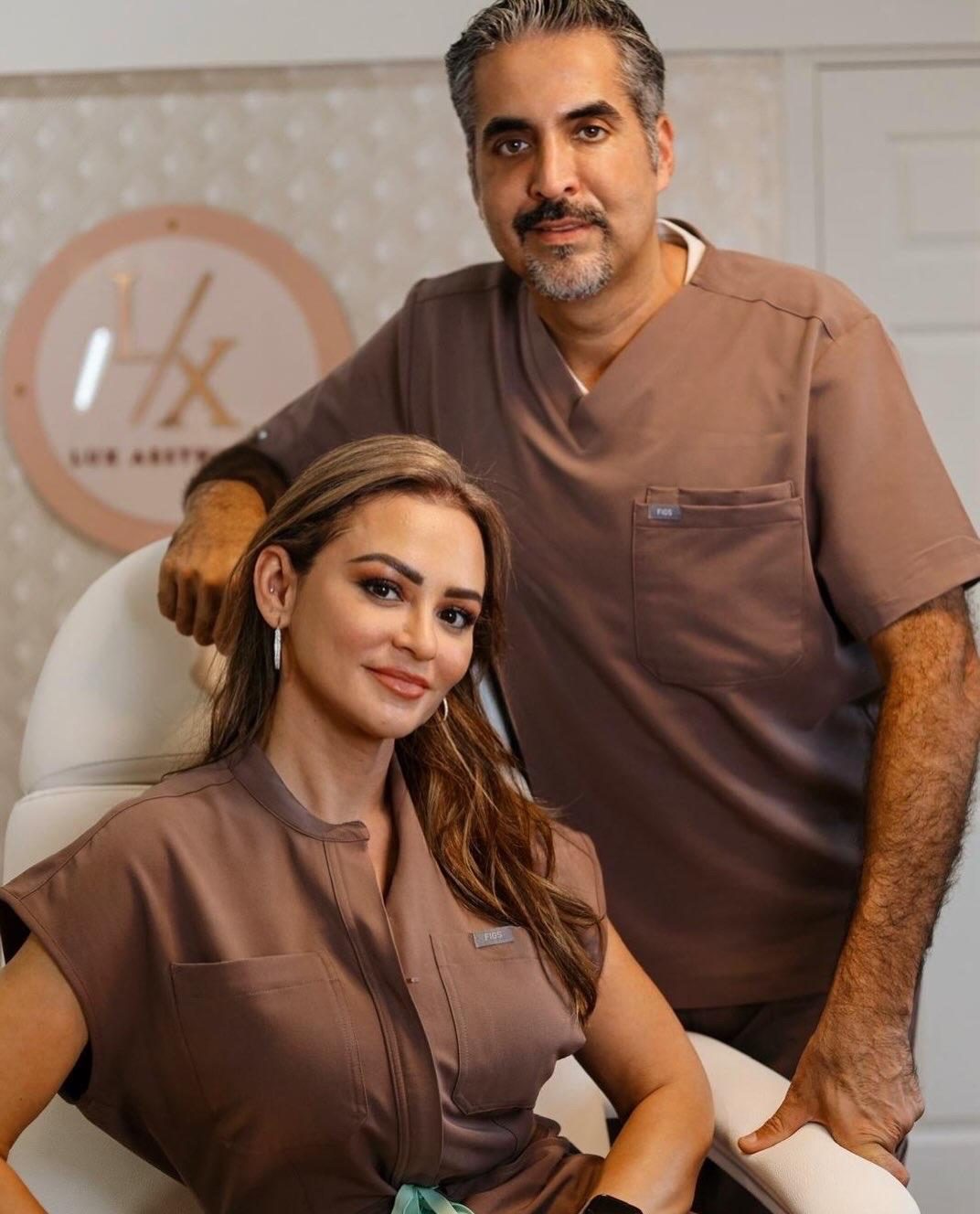 Priscilla Peña with Victor Peña, RPA